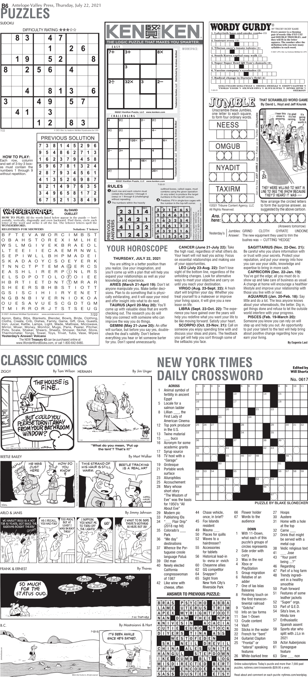 Classic Comics Puzzles