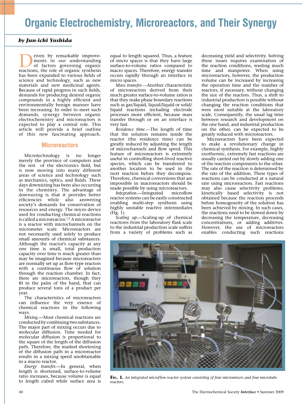 Organic Electrochemistry, Microreactors, and Their Synergy by Jun-Ichi Yoshida