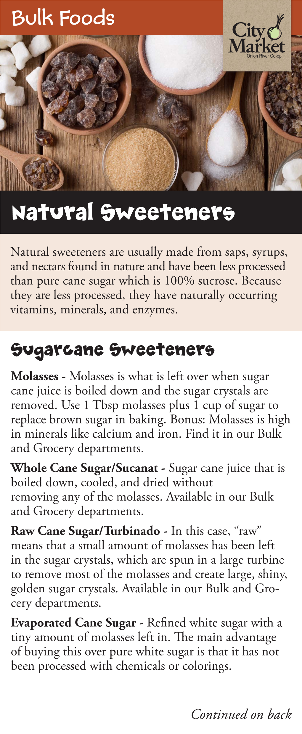 Natural Sweeteners