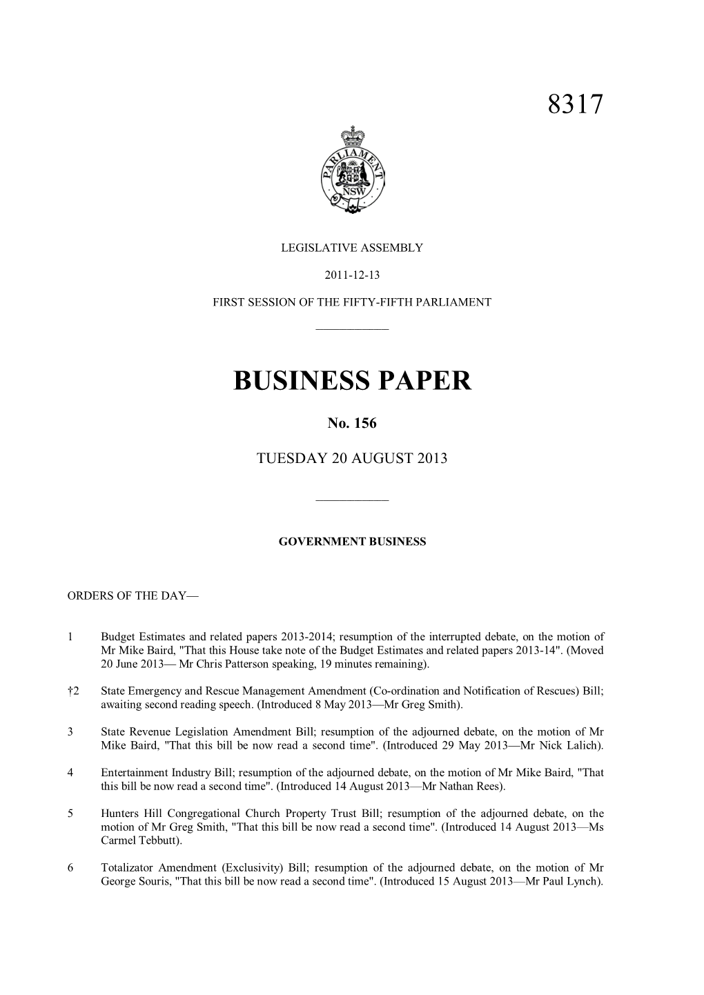 8317 Business Paper