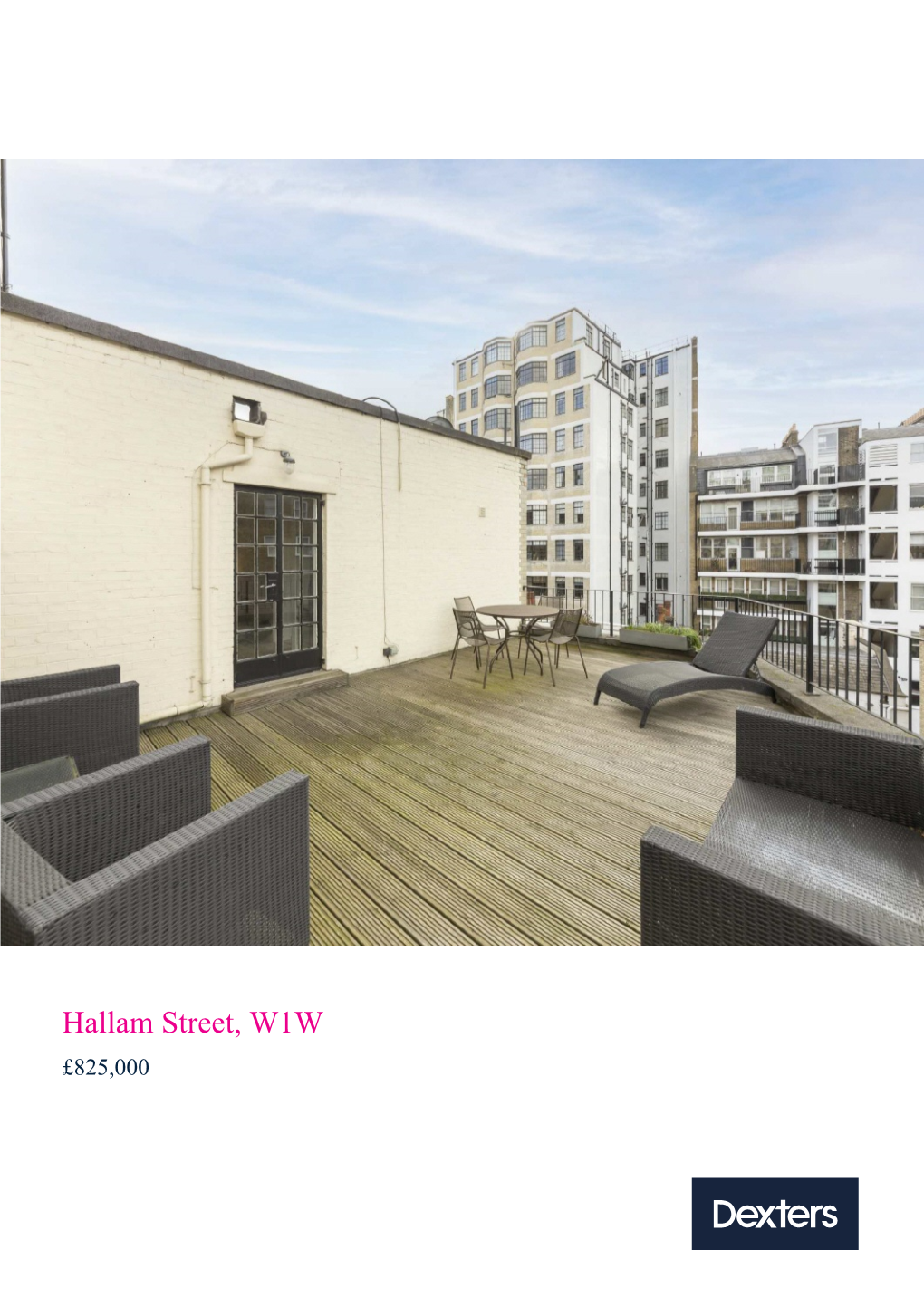 Hallam Street, W1W £825,000 Hallam Street, London, W1W