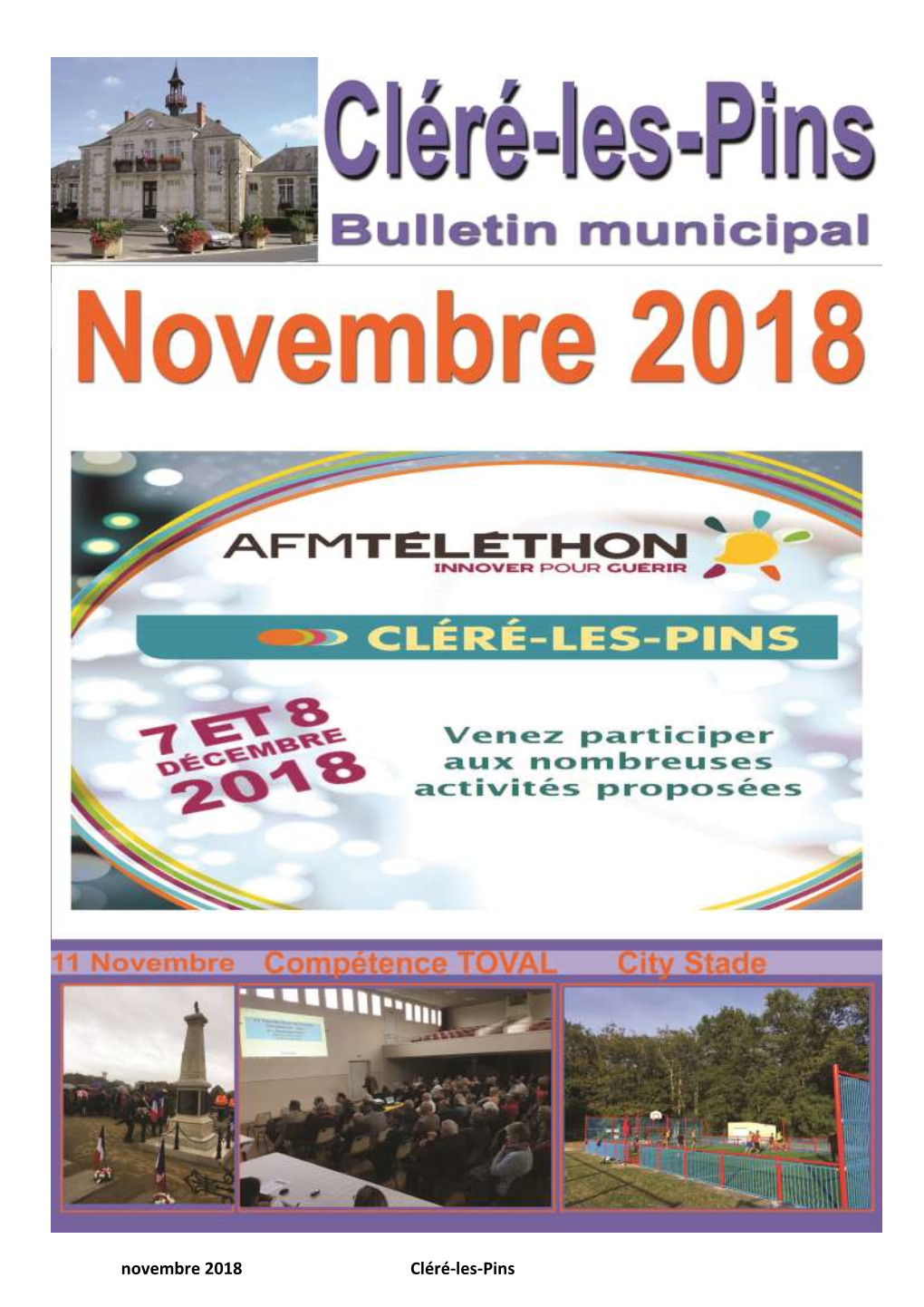 Novembre 2018 Cléré-Les-Pins