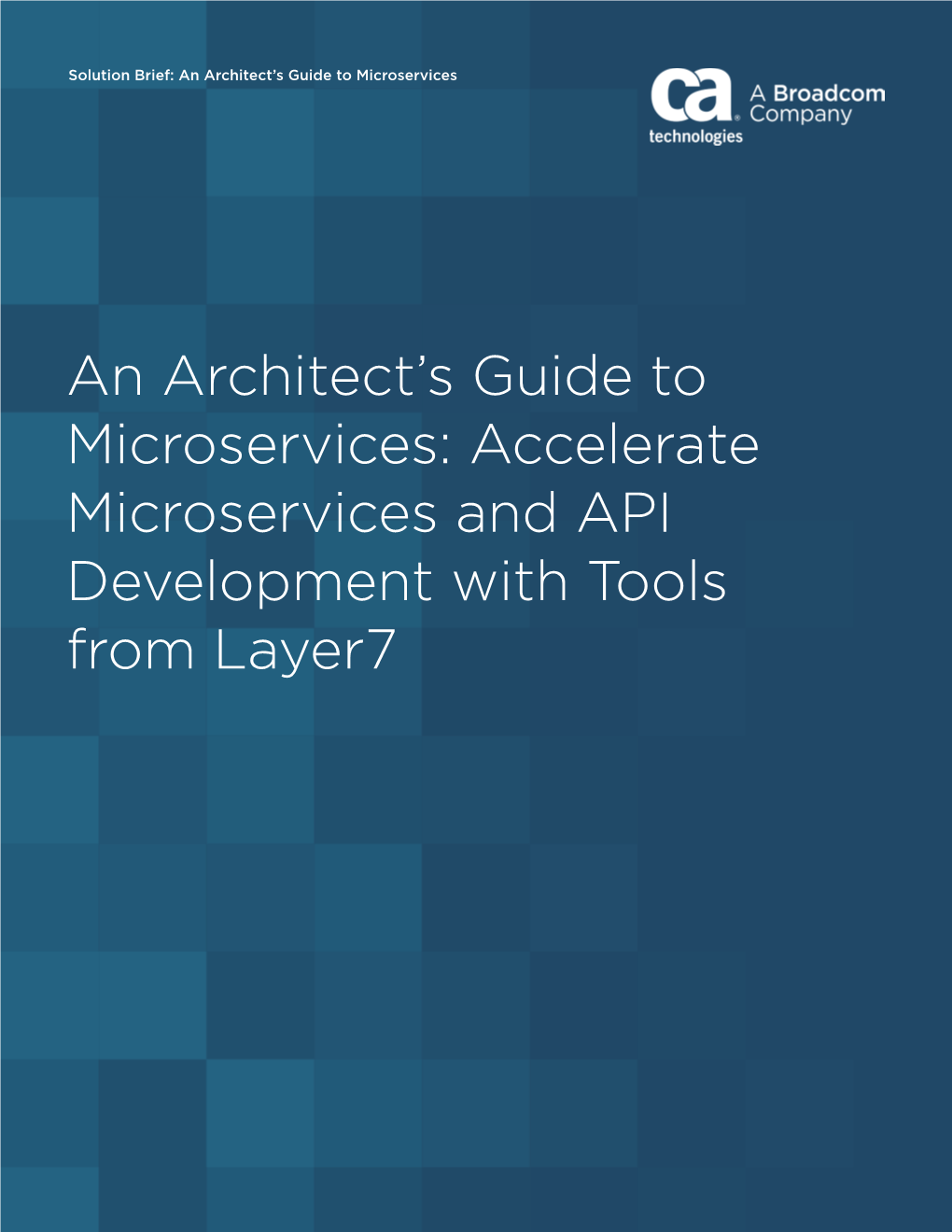 An Architect's Guide to Microservices