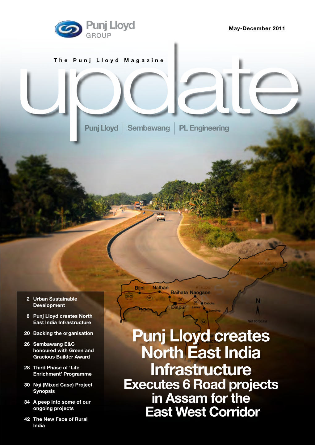 Punj Lloyd Creates North East India Infrastructure
