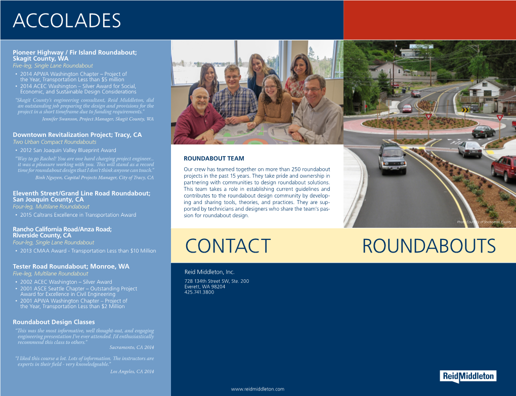 Roundabout Brochure