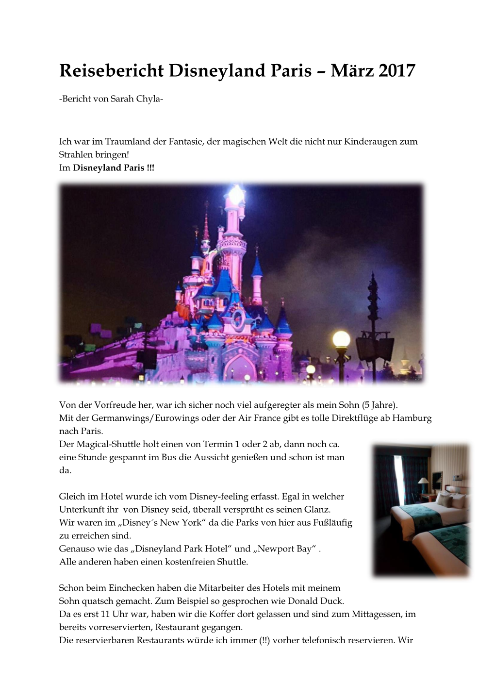 Reisebericht Disneyland Paris – März 2017