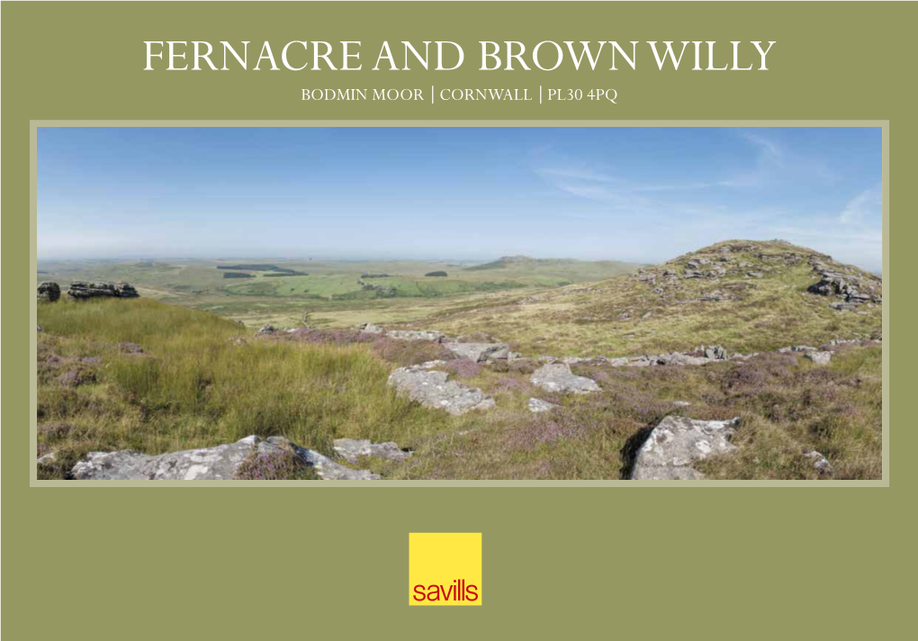 Fernacre and Brown Willy Bodmin Moor | Cornwall | Pl30 4Pq