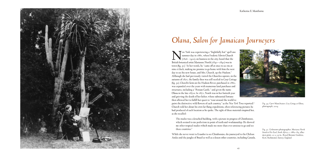 Olana, Salon for Jamaican Journeyers