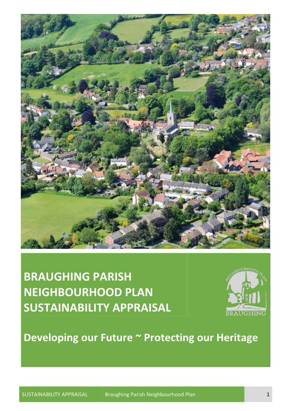 Braughing Parish Neighbourhood Plan Sustainability Appraisal