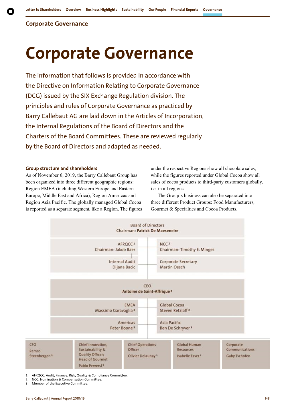 Corporate Governance