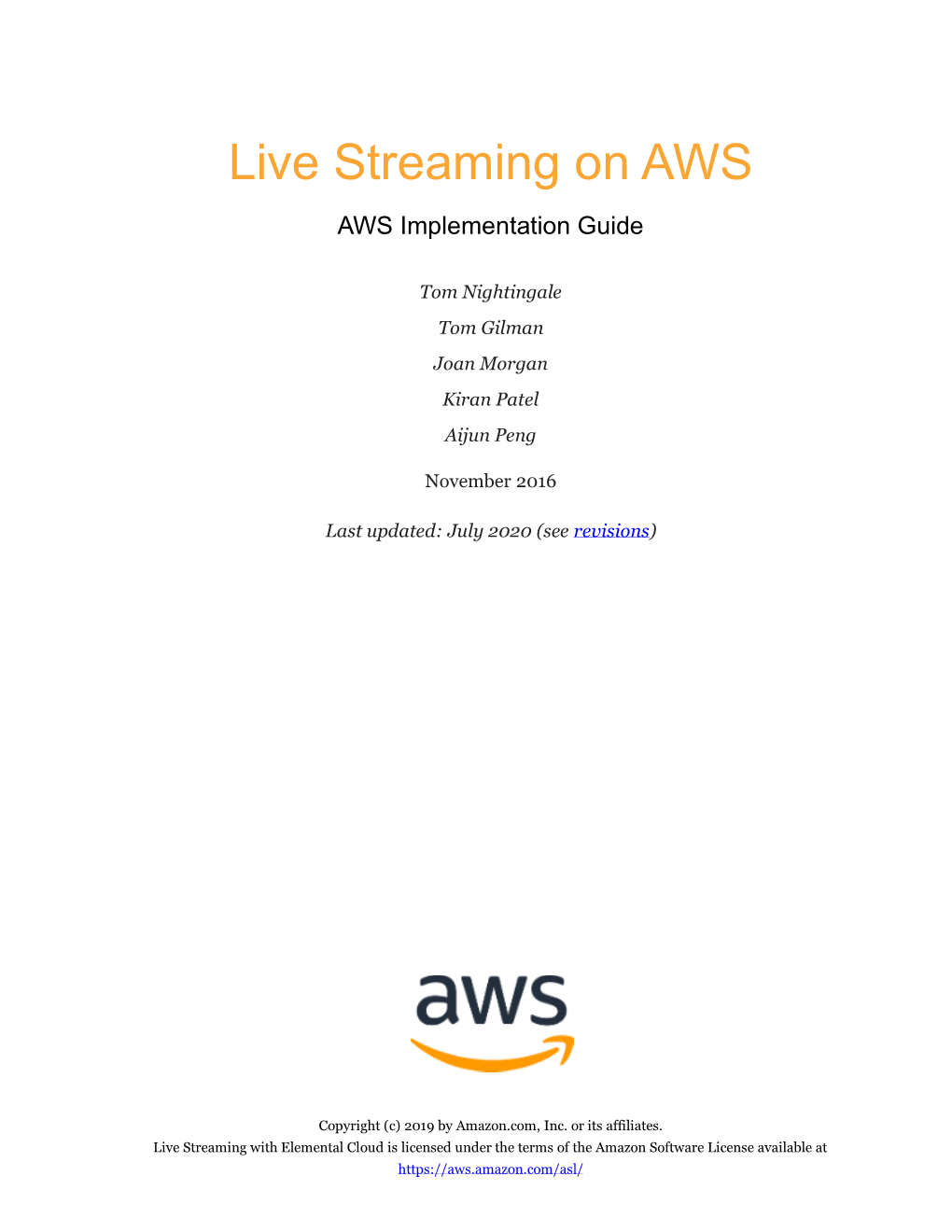 Live-Streaming-On-Aws.Pdf