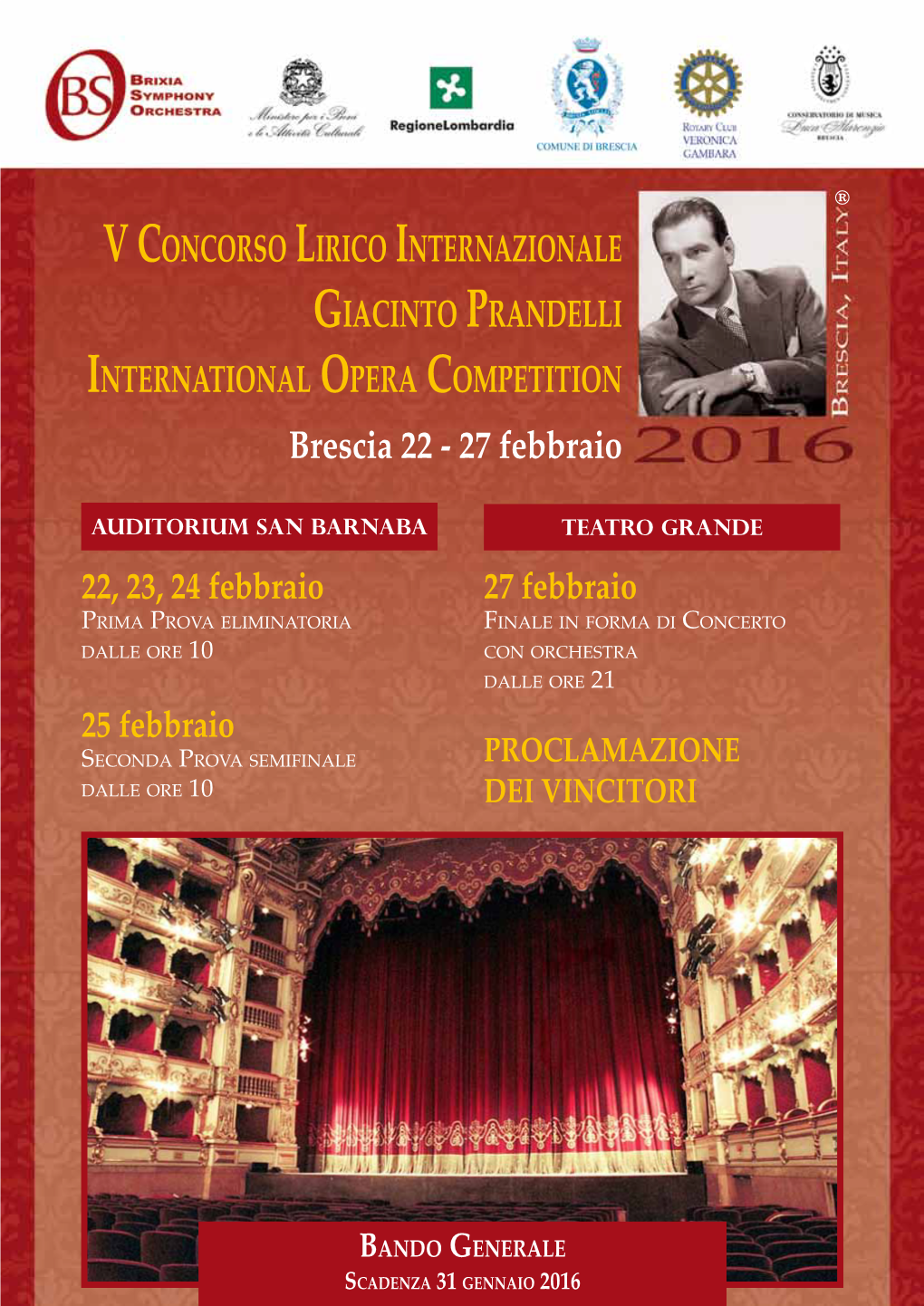 Giacinto Prandelli - International Voice Competition