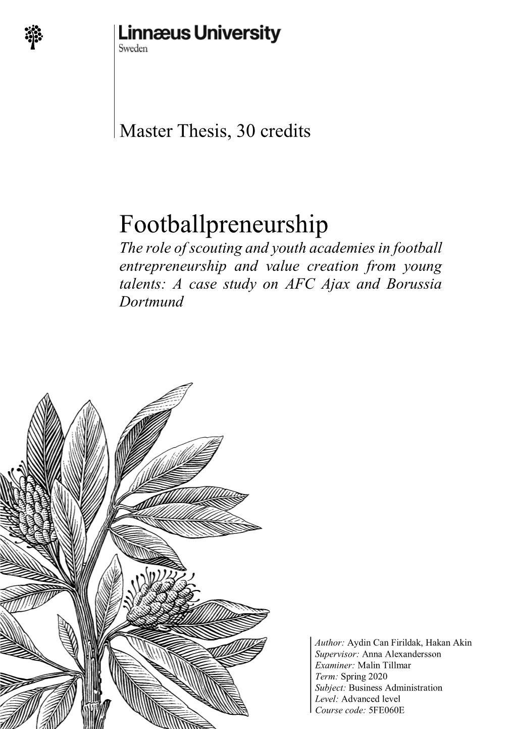 Footballpreneurship