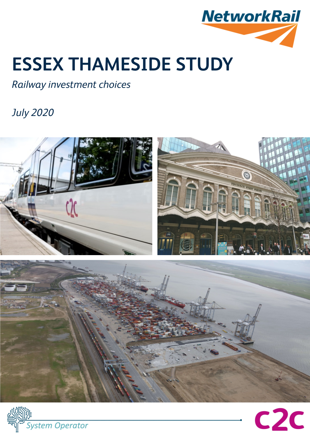 ESSEX THAMESIDE STUDY Railway Investment Choices