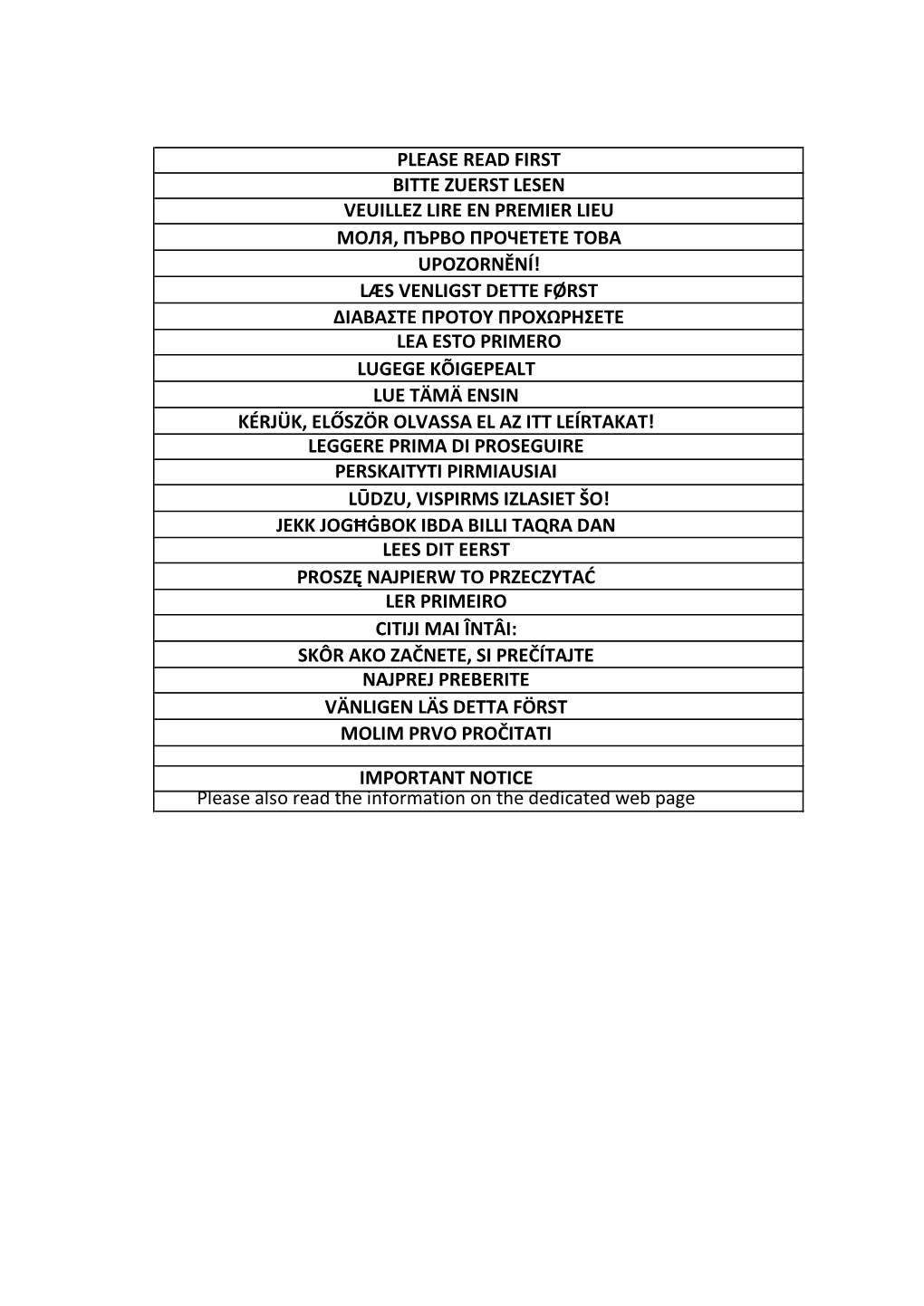 Technical Arrangement Postal Codes