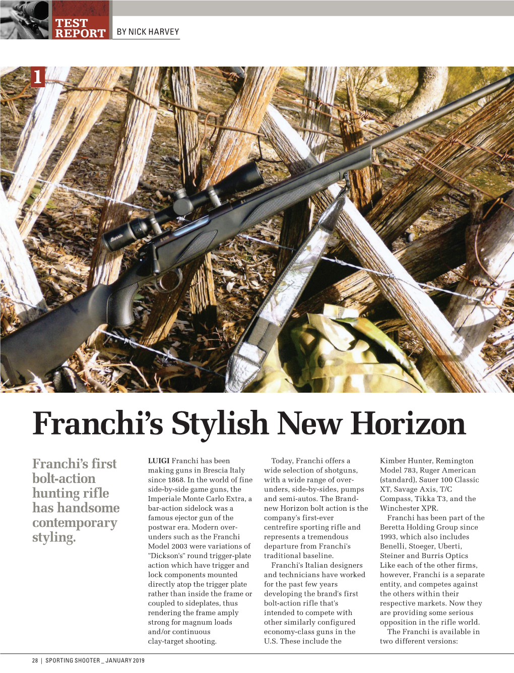 Franchi's Stylish New Horizon