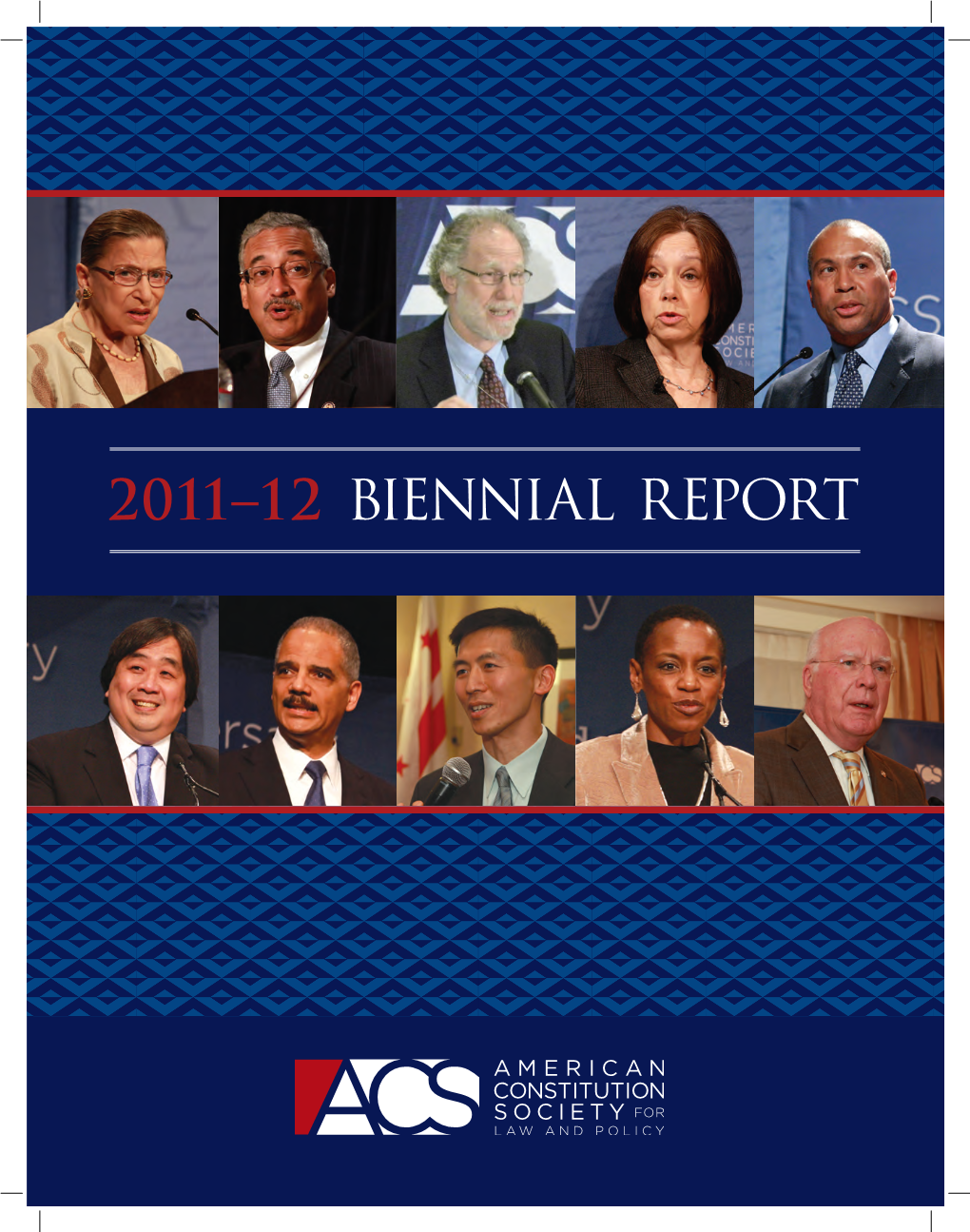 2011–12 Biennial Report Over the Years Over the Years T Able of Contents