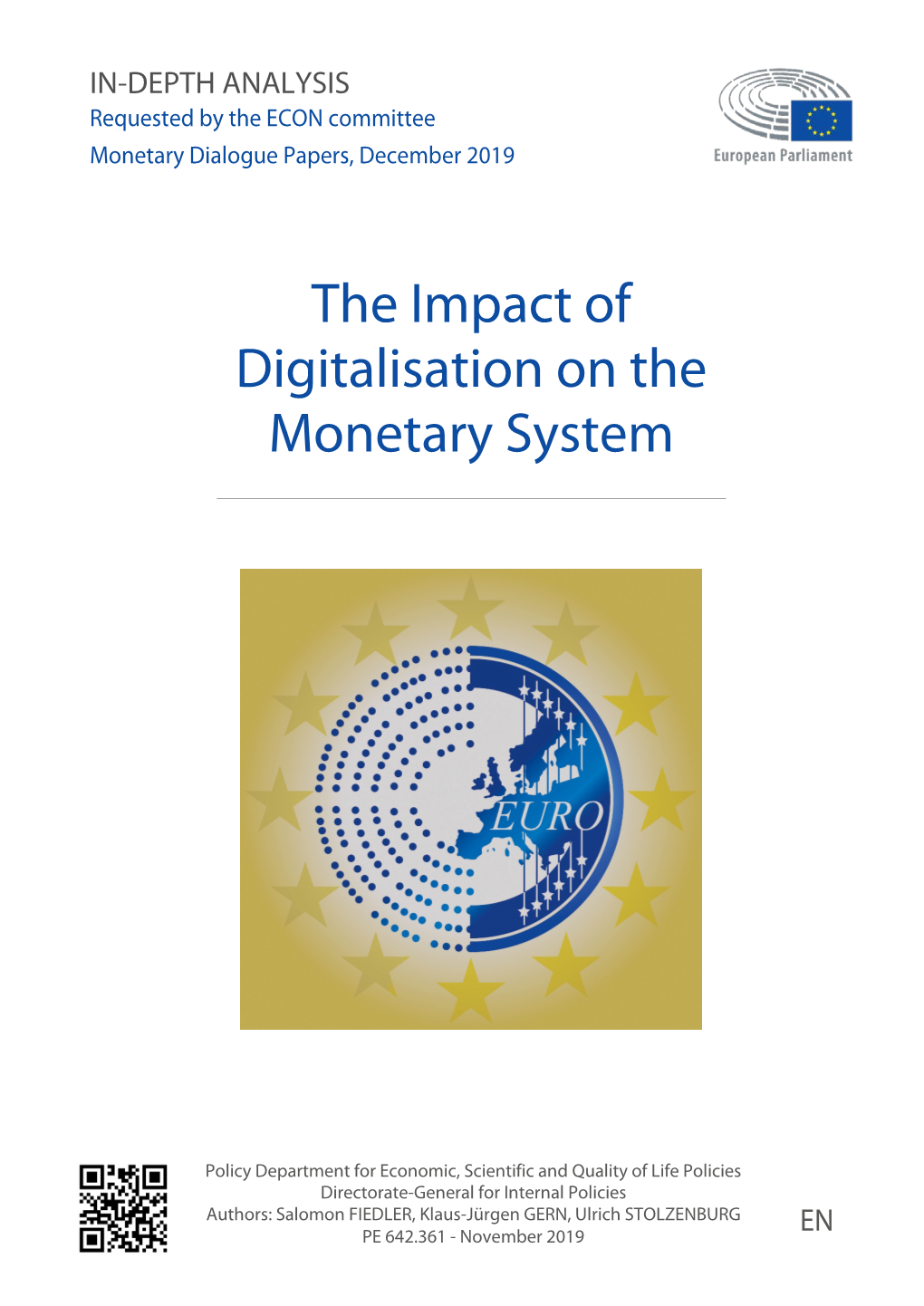 The Impact of Digitalisation on the Monetary System