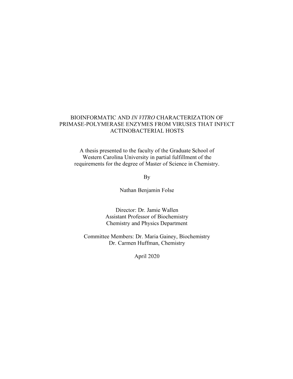 Bioinformatic and in Vitro Characterization of Primase-Polymerase Enzymes from Viruses That Infect Actinobacterial Hosts