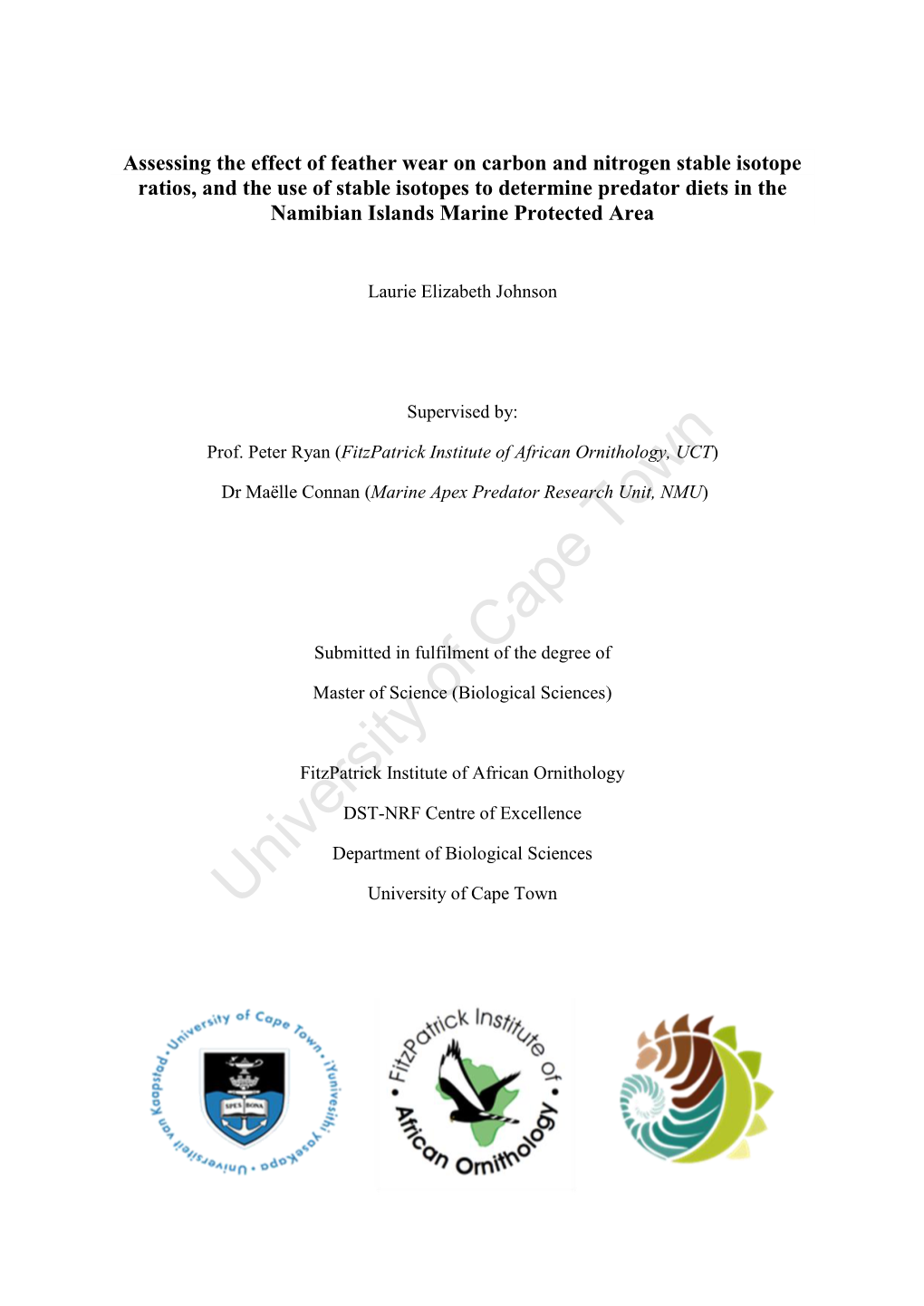 Thesis Sci 2019 Johnson Laurie.Pdf