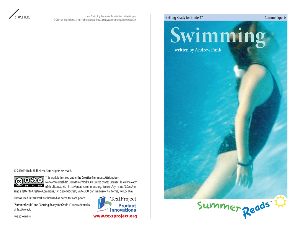 Summerreads™ Swimming