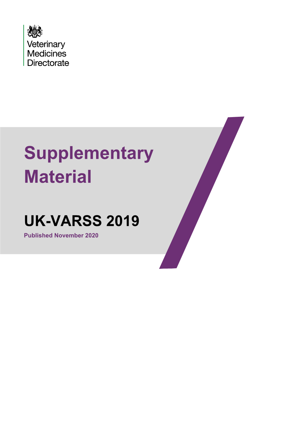 Supplementary Material UK-VARSS 2019
