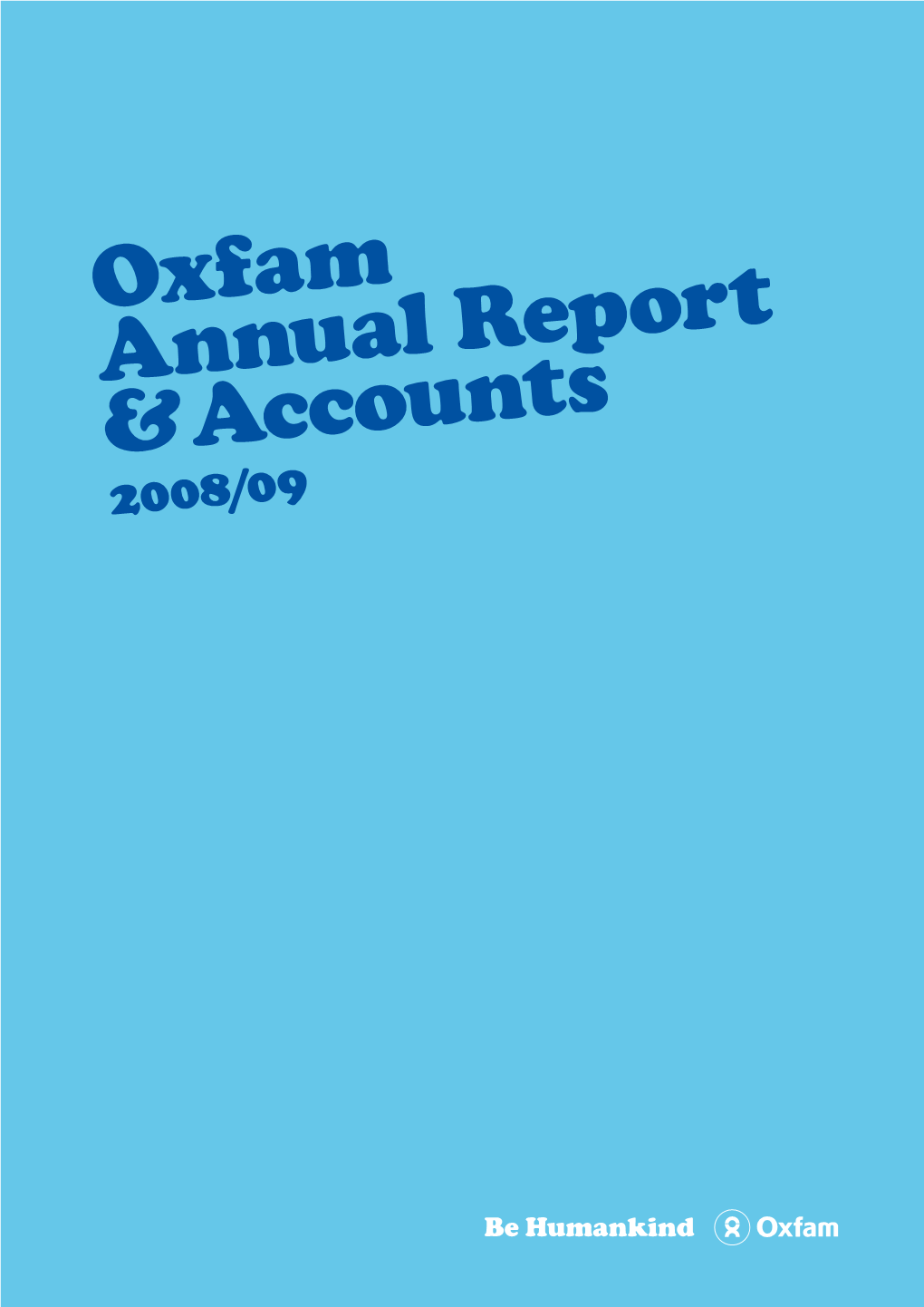 Oxfam Annual Report & Accounts