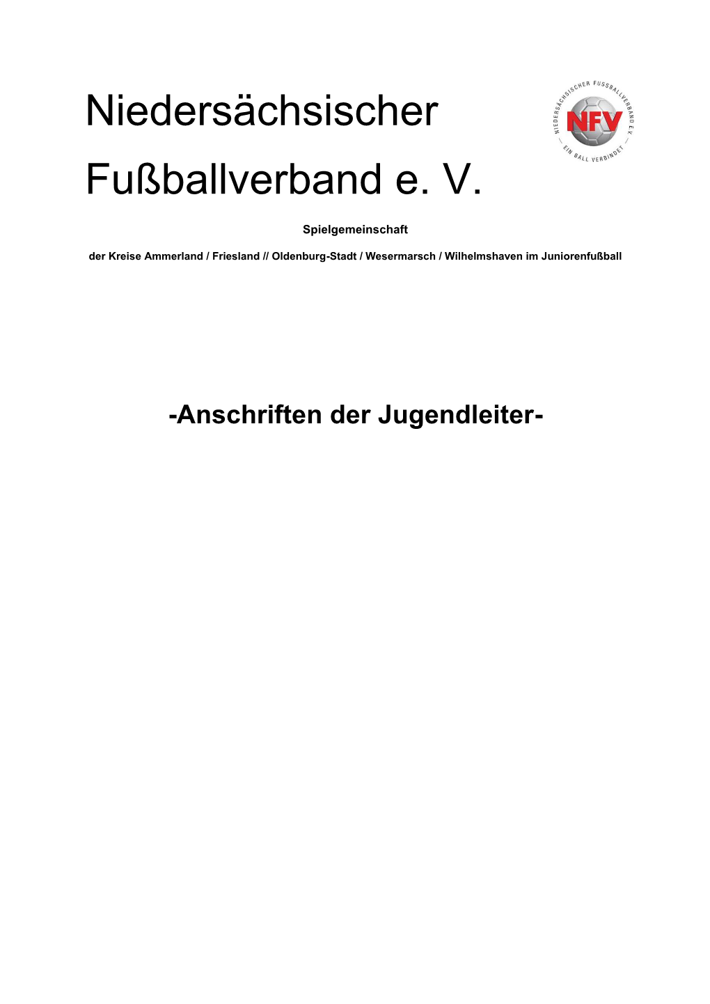 Niedersächsischer Fußballverband E. V