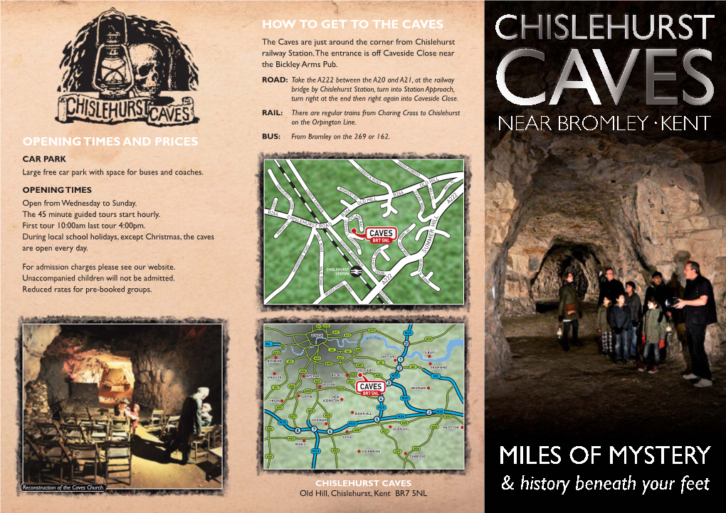 Chislehurst Caves Leaflet NEW 28032012