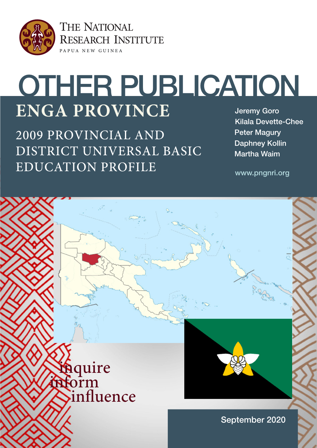 Enga Province: 2009 Provincial and District Universal Basic Education