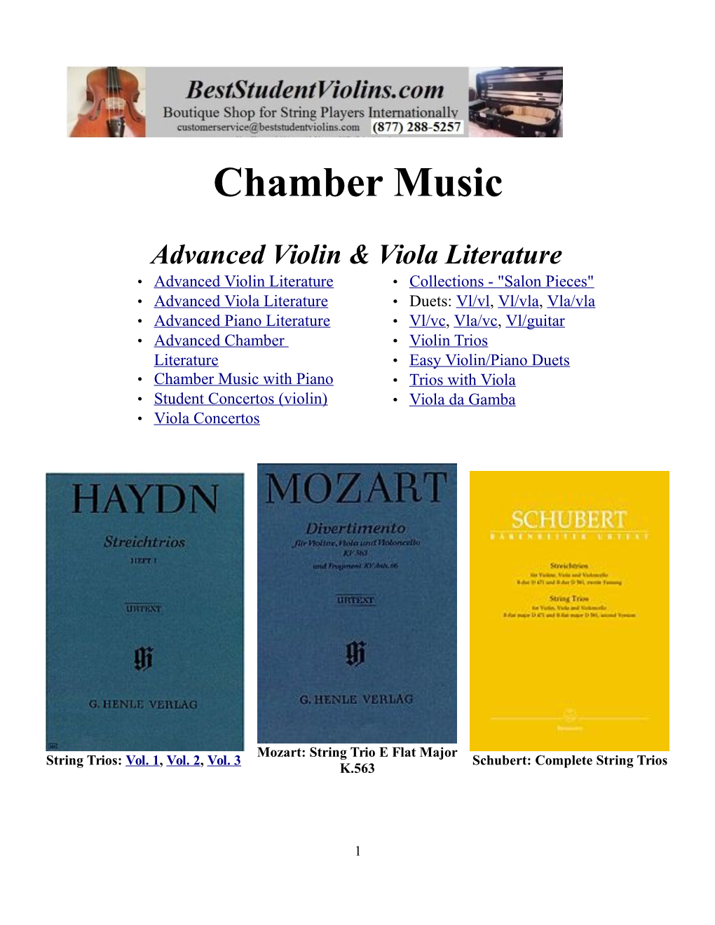 Chamber Music