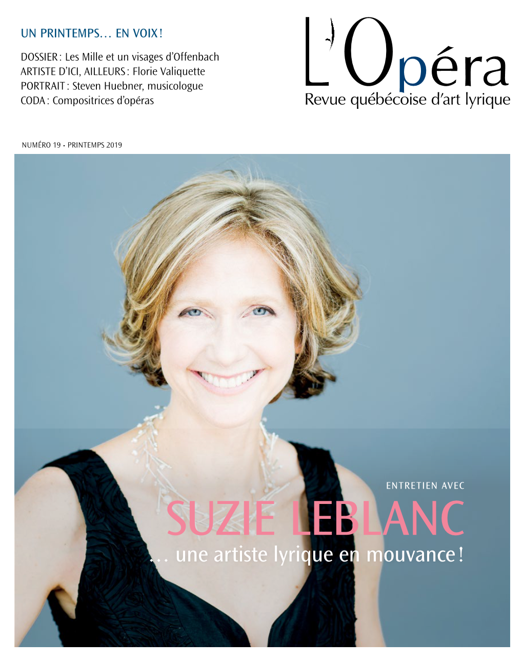 SUZIE LEBLANC … Une Artiste Lyrique En Mouvance ! GIUSEPPE VERDI