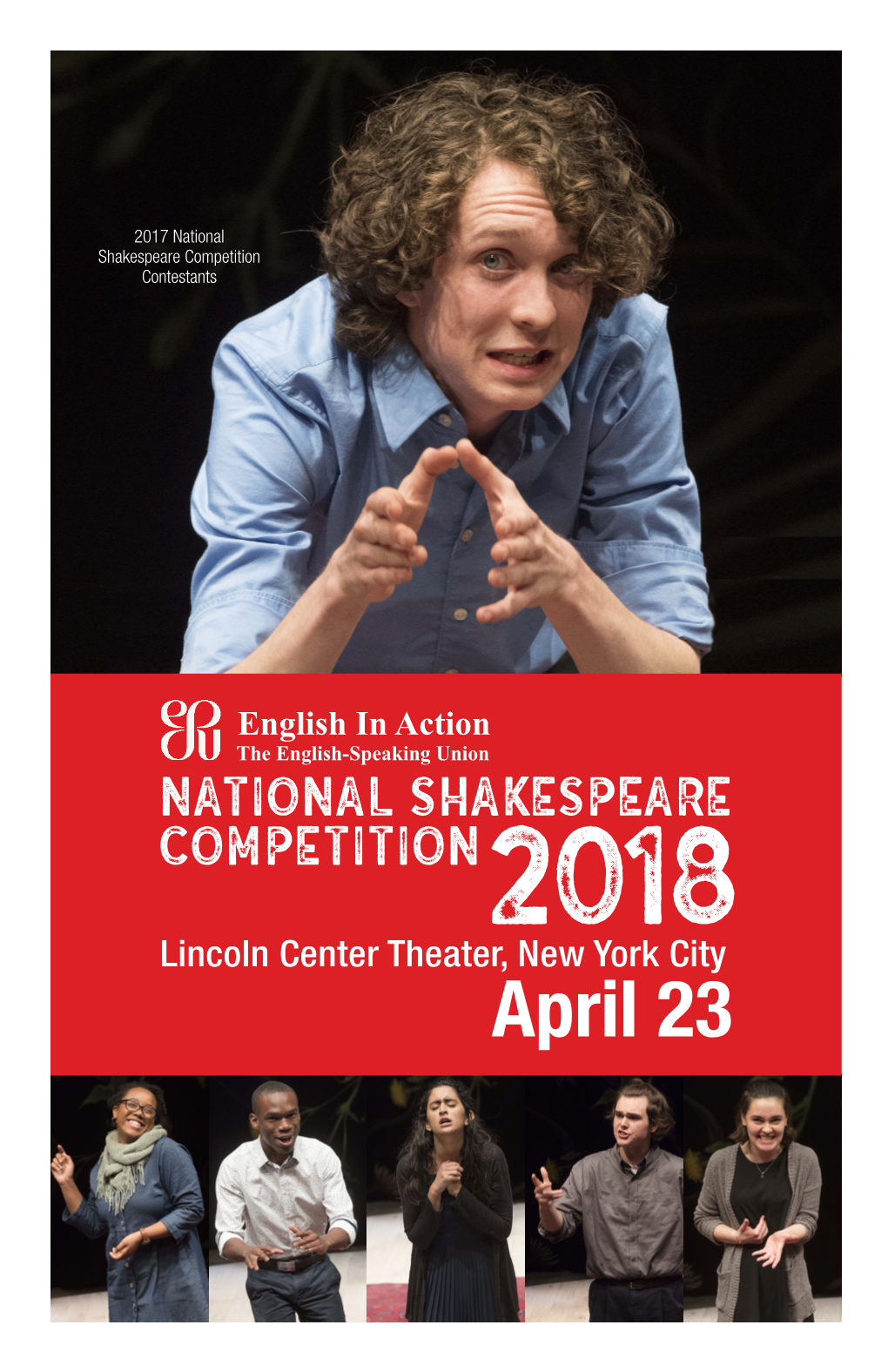 National Shakespeare Competition2018