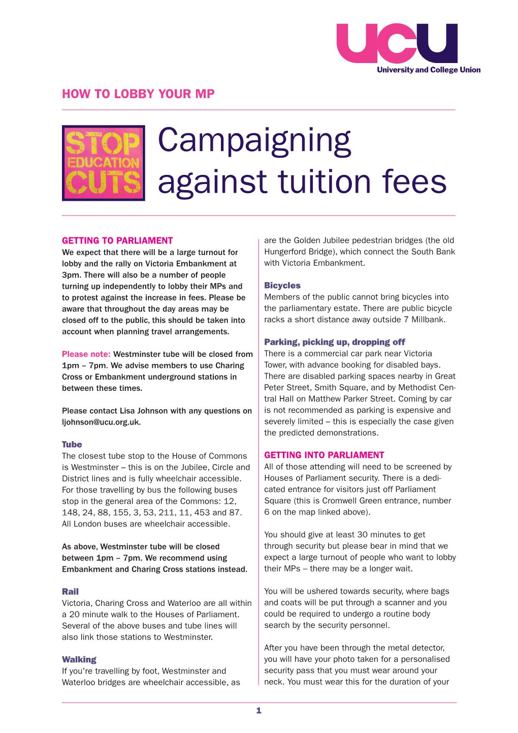 Stop Tuition Fees