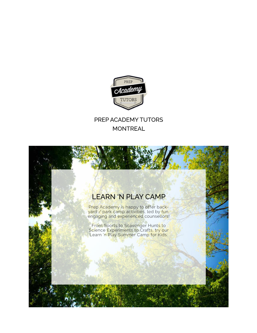 Learn 'N Play Camp