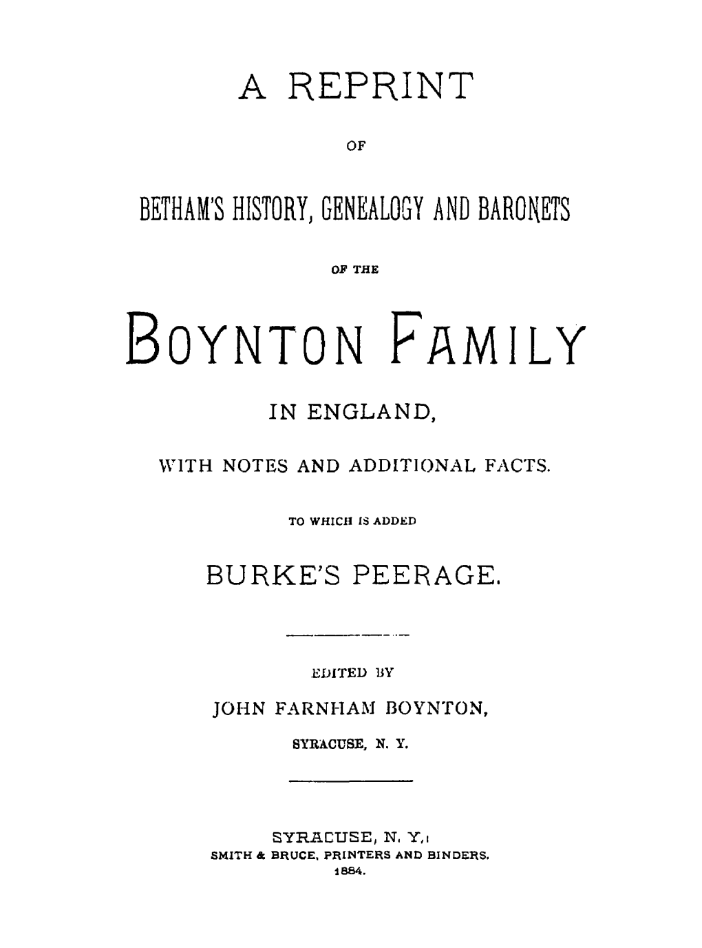 Boynton Family