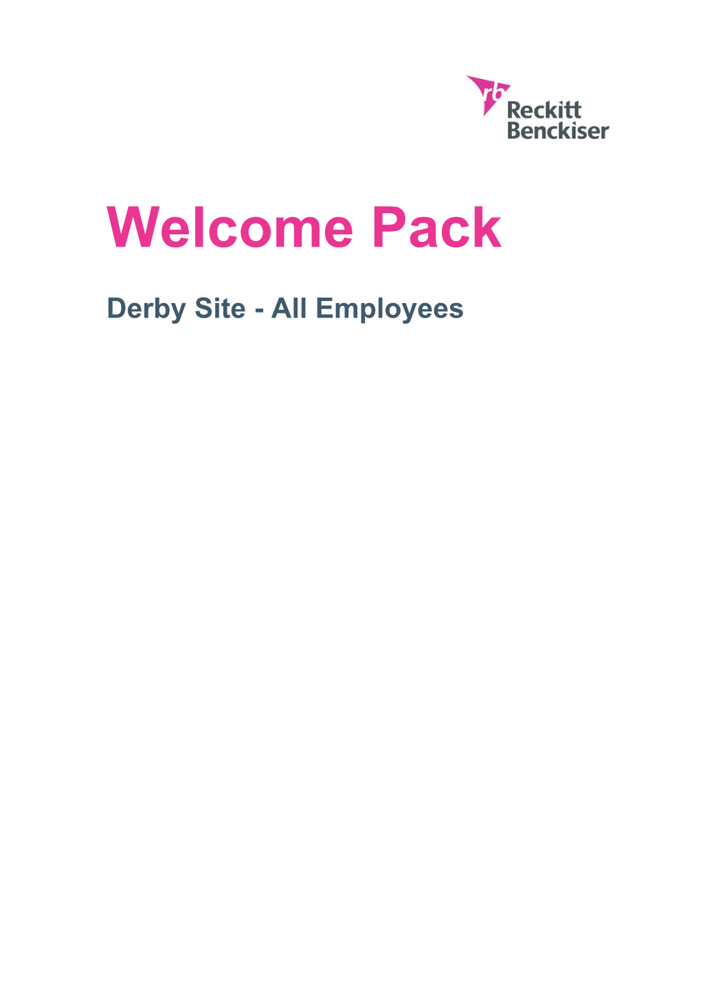 Welcome Pack