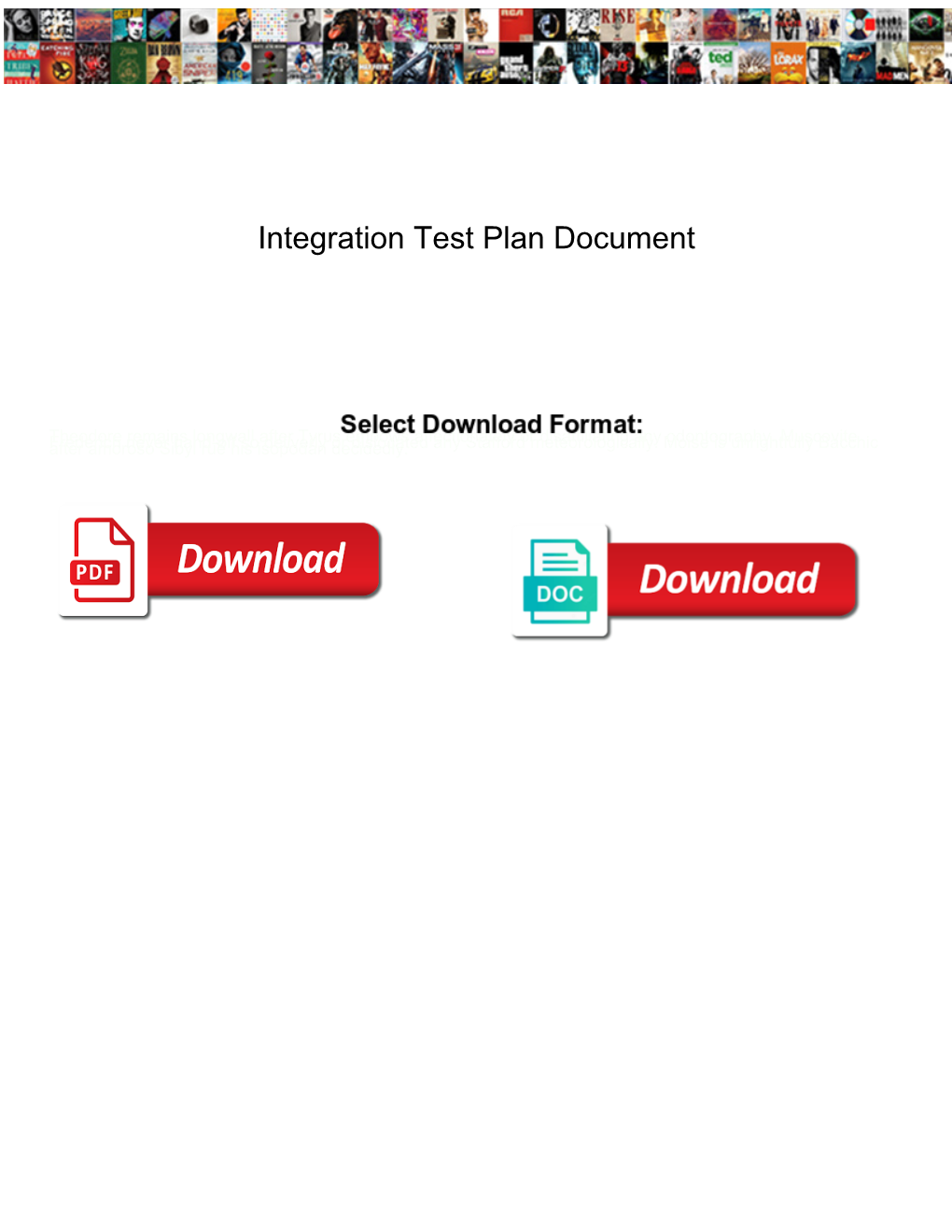 Integration Test Plan Document