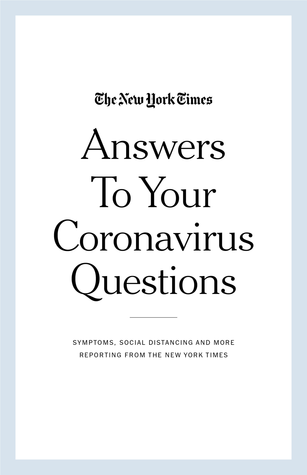 ANSWERS to YOUR CORONAVIRUS QUESTIONS 80 5 Ways to Help Teens Manage Anxiety About the Coronavirus