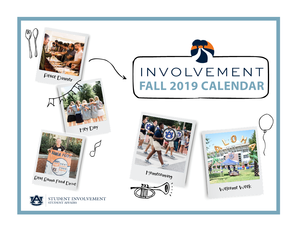 Involvement Fall 2019 Calendar