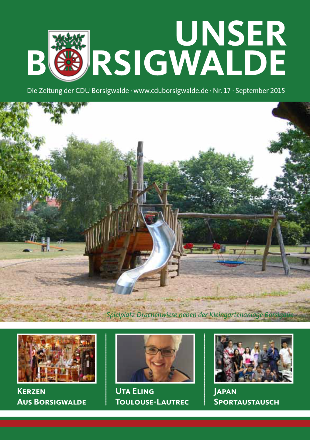Unser B Rsigwalde Die Zeitung Der CDU Borsigwalde · · Nr