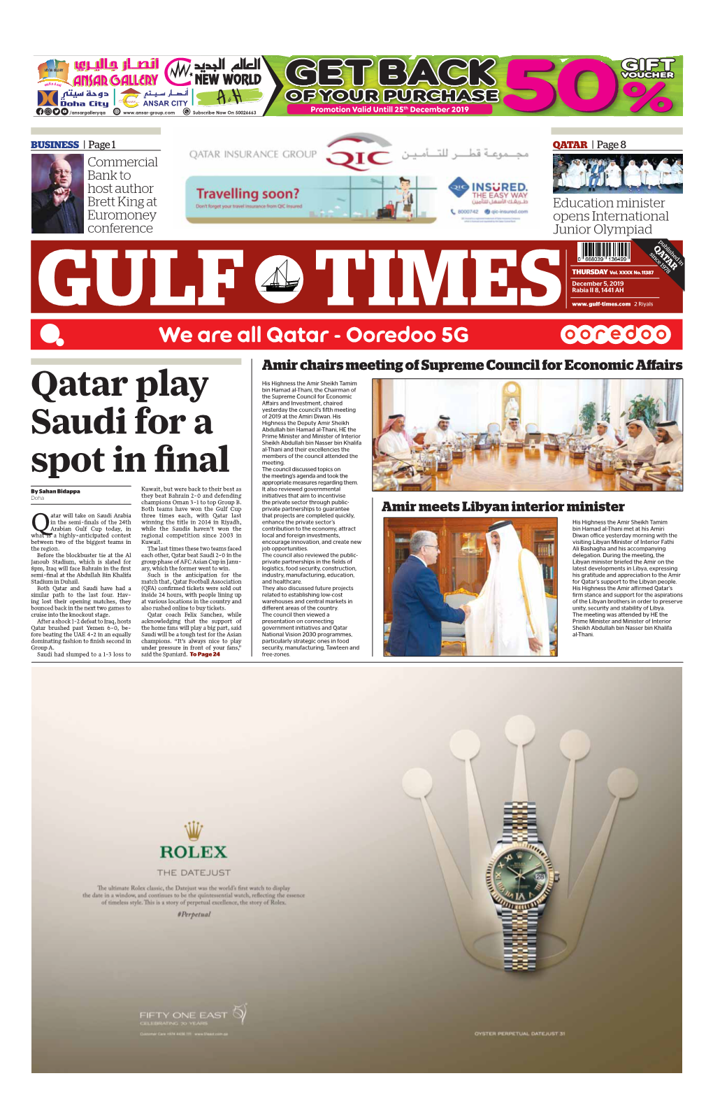 Qatar Play Saudi for a Spot in Final