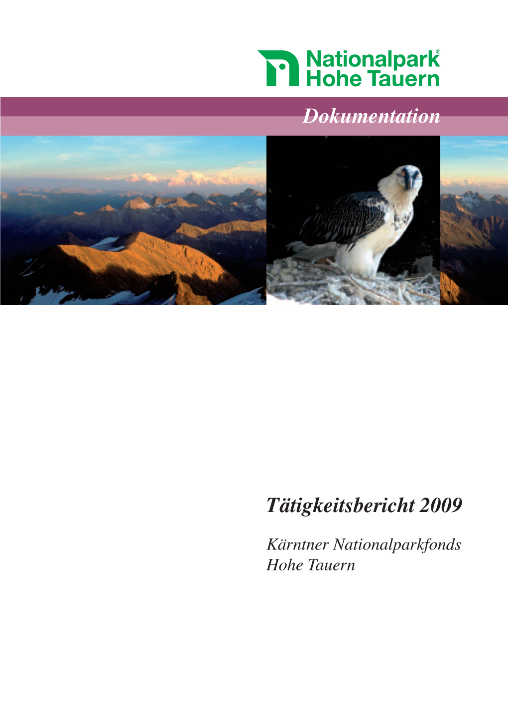 Tätigkeitsbericht 2009 Dokumentation