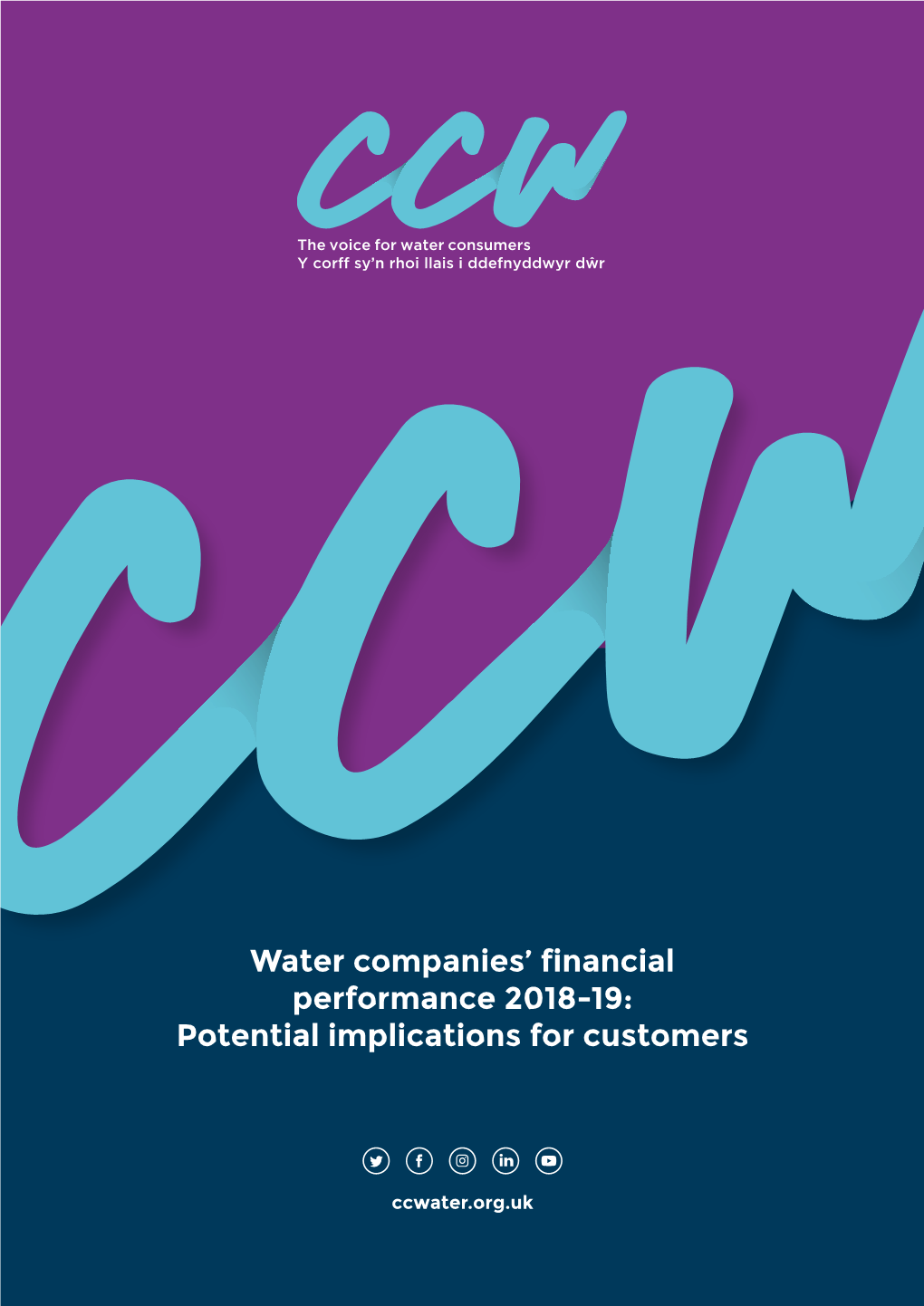 Water Companies' Financial Performance Report 2018-19