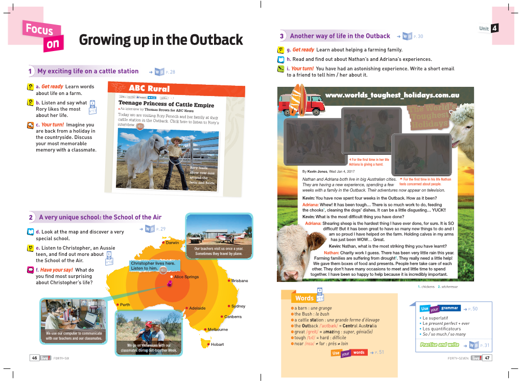 Growing up in the Outback 3 Another Way of Life in the Outback ➜ W B P