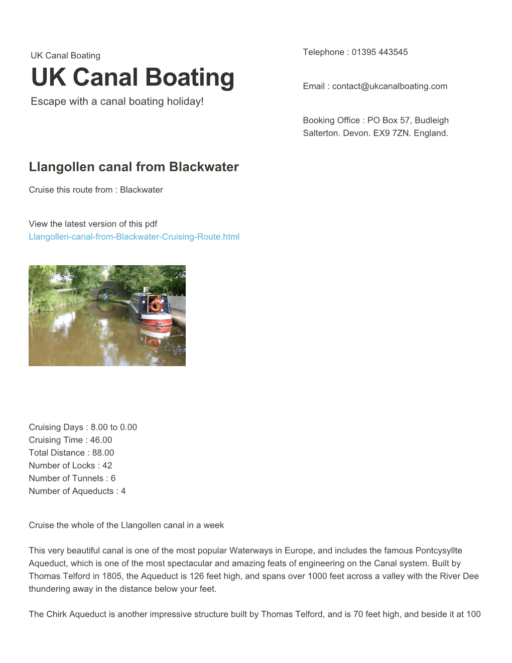 Llangollen-Canal-From-Blackwater.Pdf