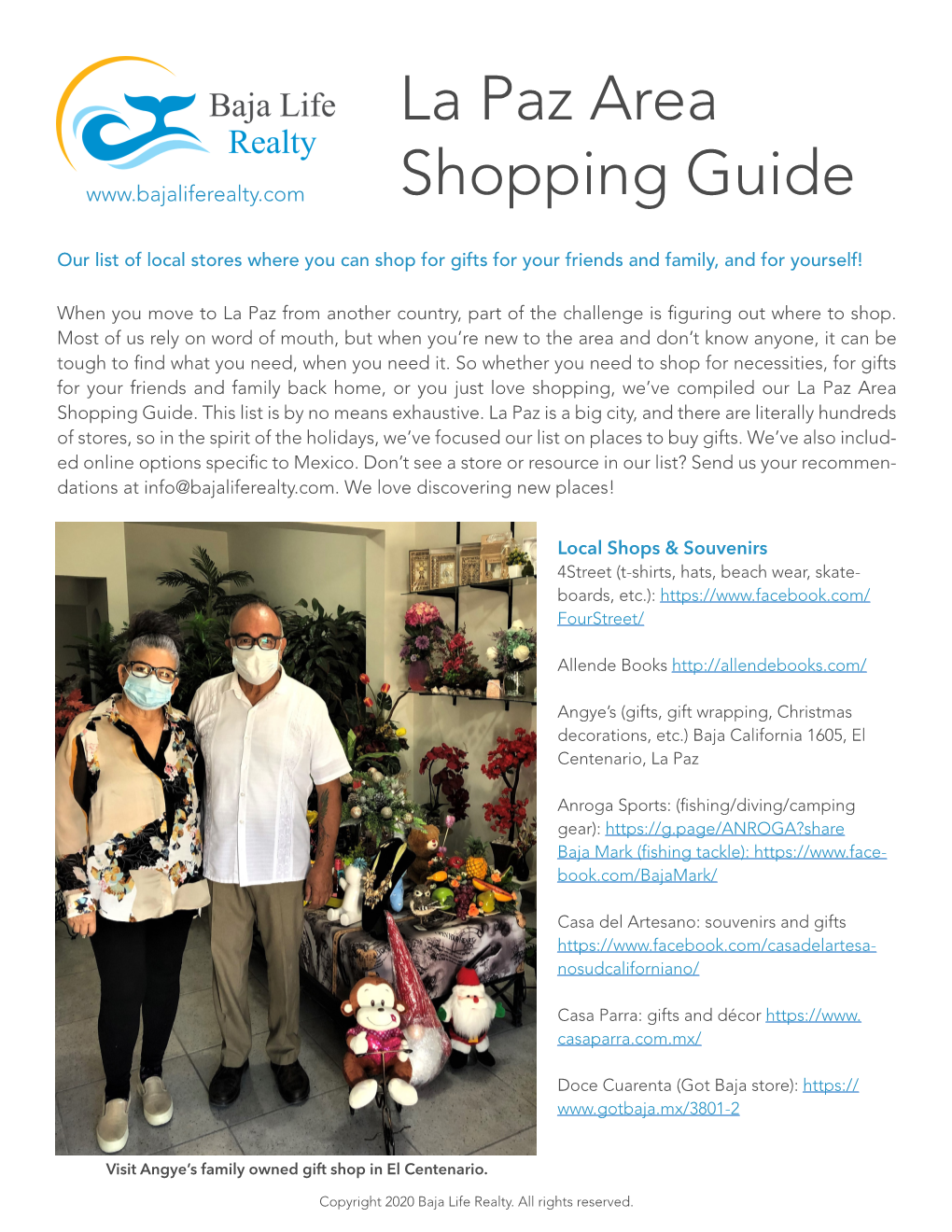 La Paz Area Shopping Guide
