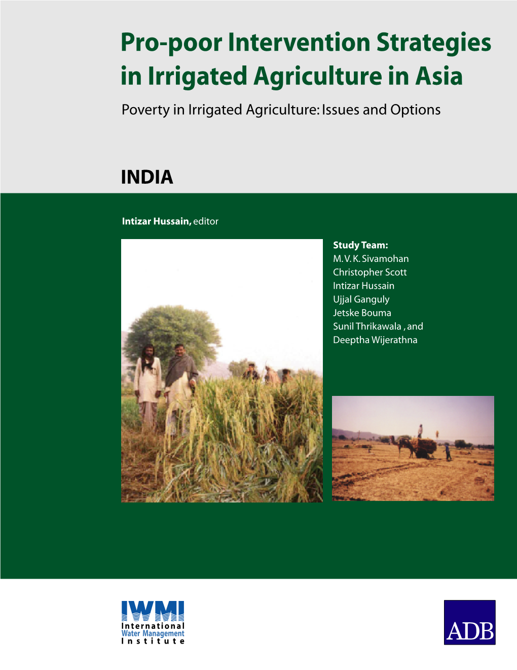 Poverty and Irrigation in India