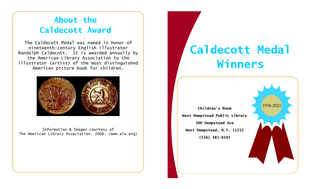 Caldecott Medal Winners