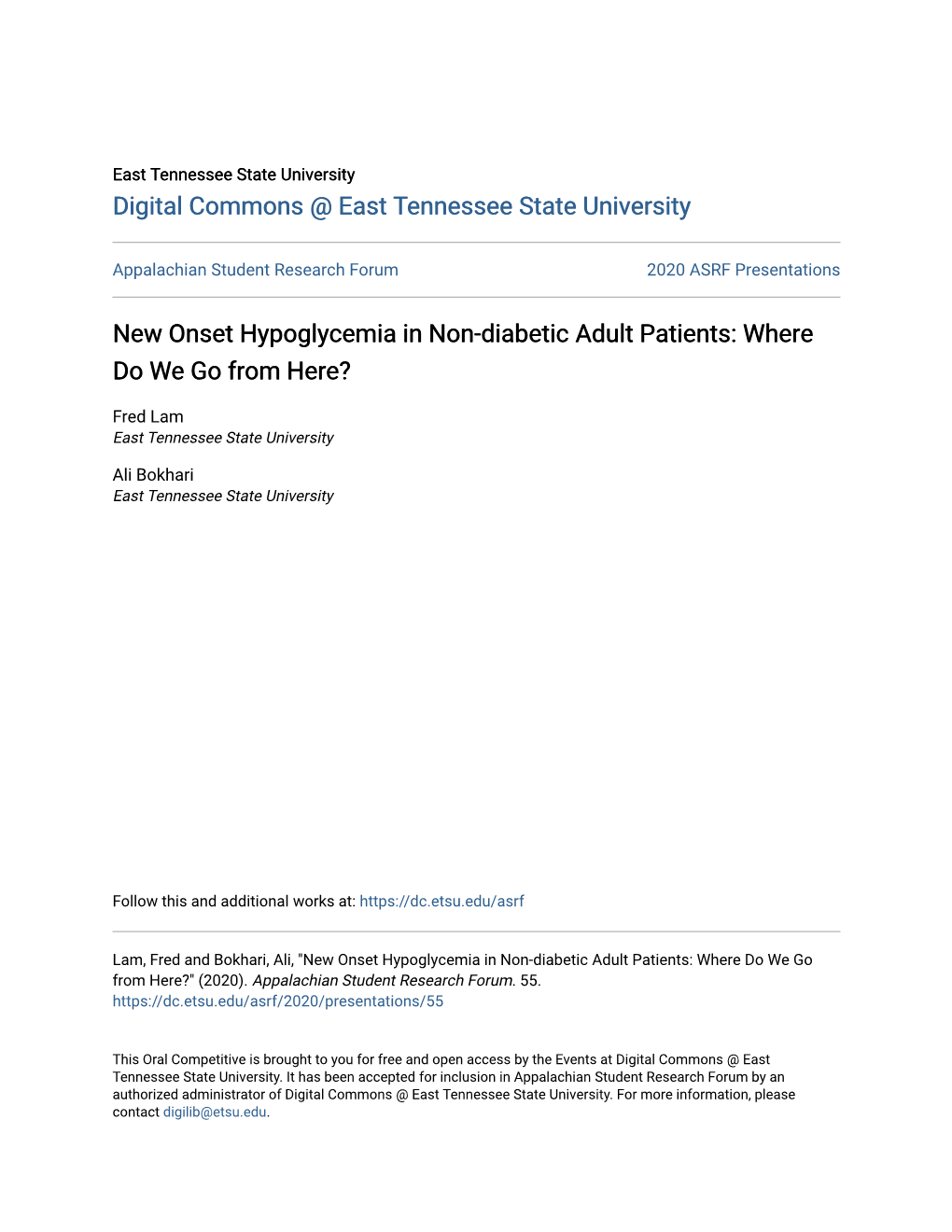 New Onset Hypoglycemia in Non-Diabetic Adult Patients: Where Do We Go from Here?